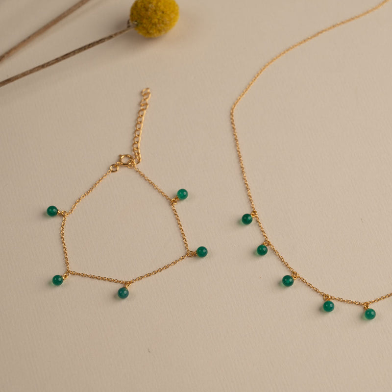 AURORA GREEN GOLDEN SET