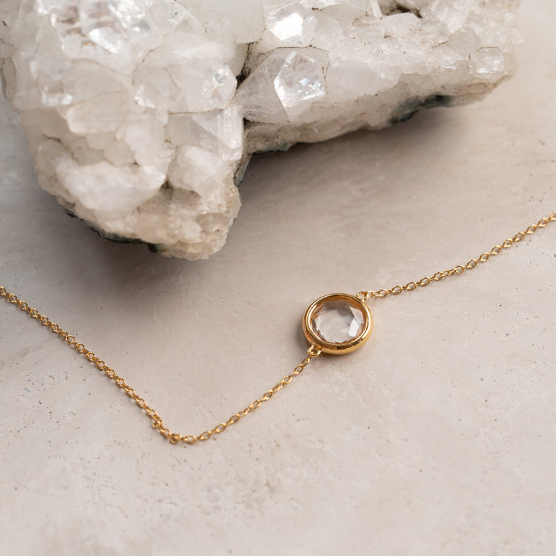 AVA WHITE TOPAZ GOLDEN 3P SET