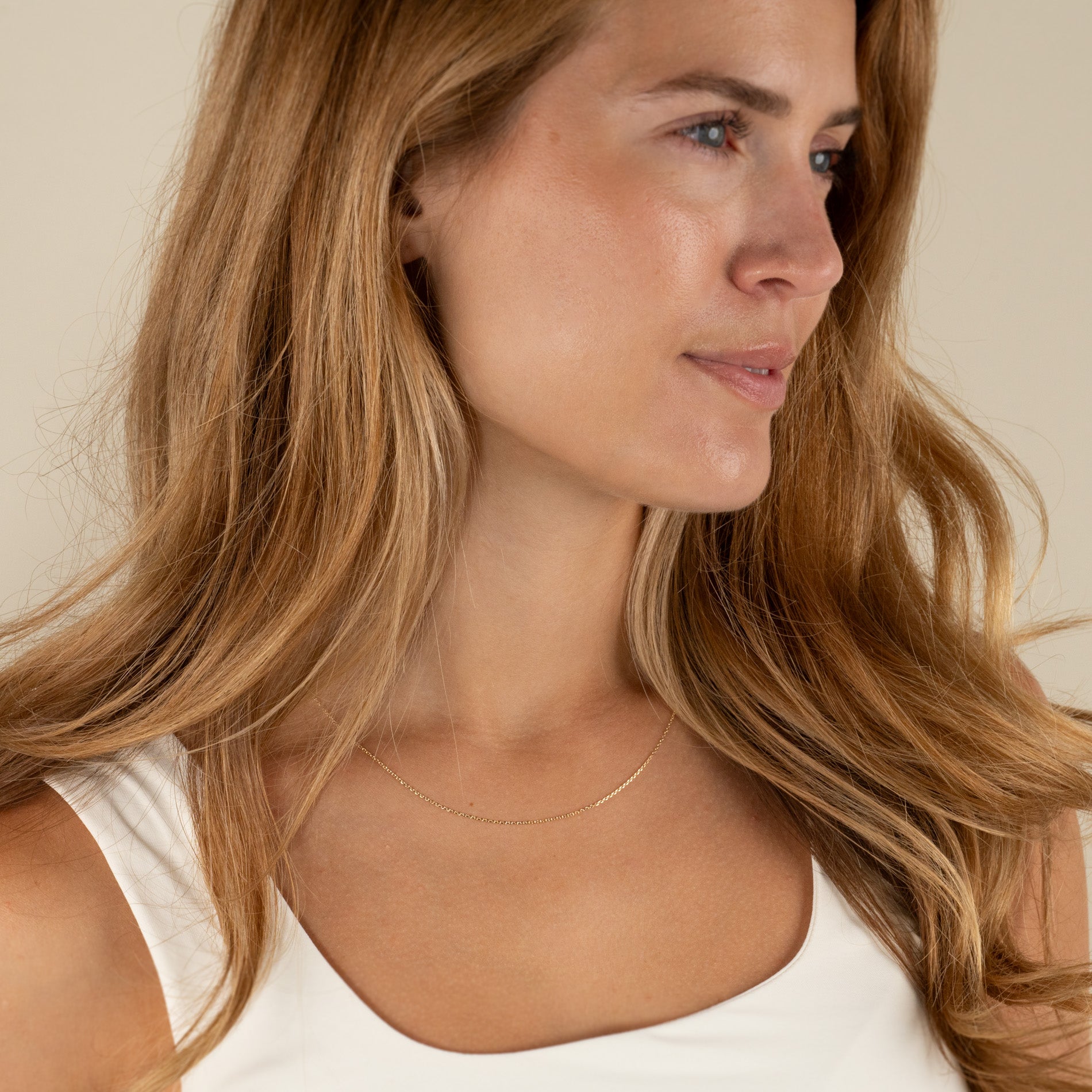 Basic Gold Chang BASIC LINK SOLID GOLD CHAIN – Sisi Copenhagen