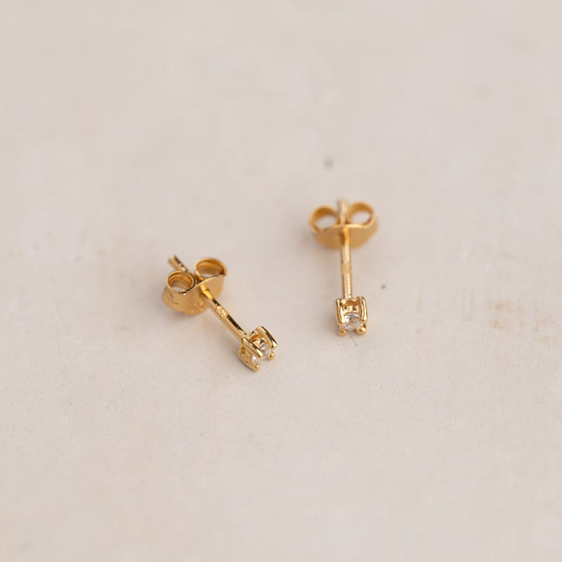 ENA GOLDEN EARRING - 2mm