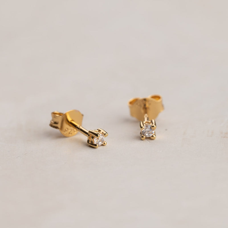 ENA GOLDEN EARRING - 2mm