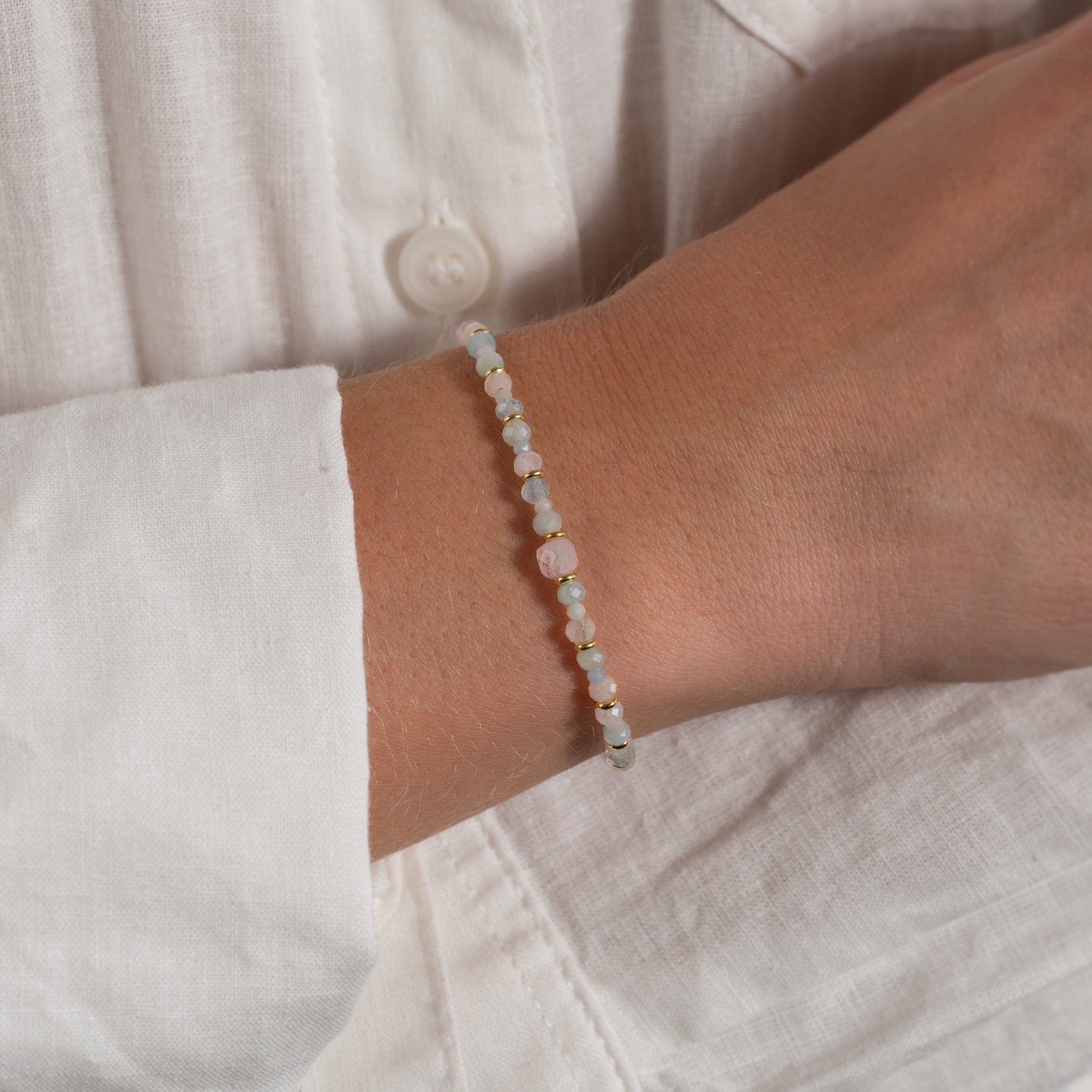 Isla Morgan ISLA MORGANITE GOLDEN BRACELET – Sisi Copenhagen
