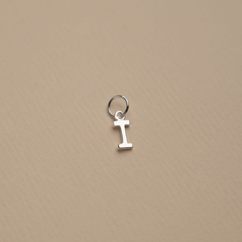 LETTER SILVER PENDANT