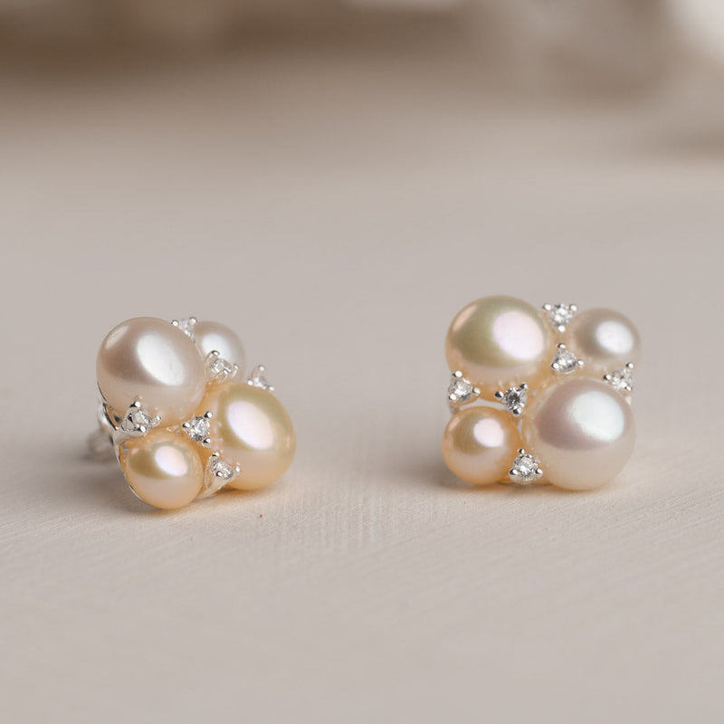 PALOMA PEARL SILVER EARRING