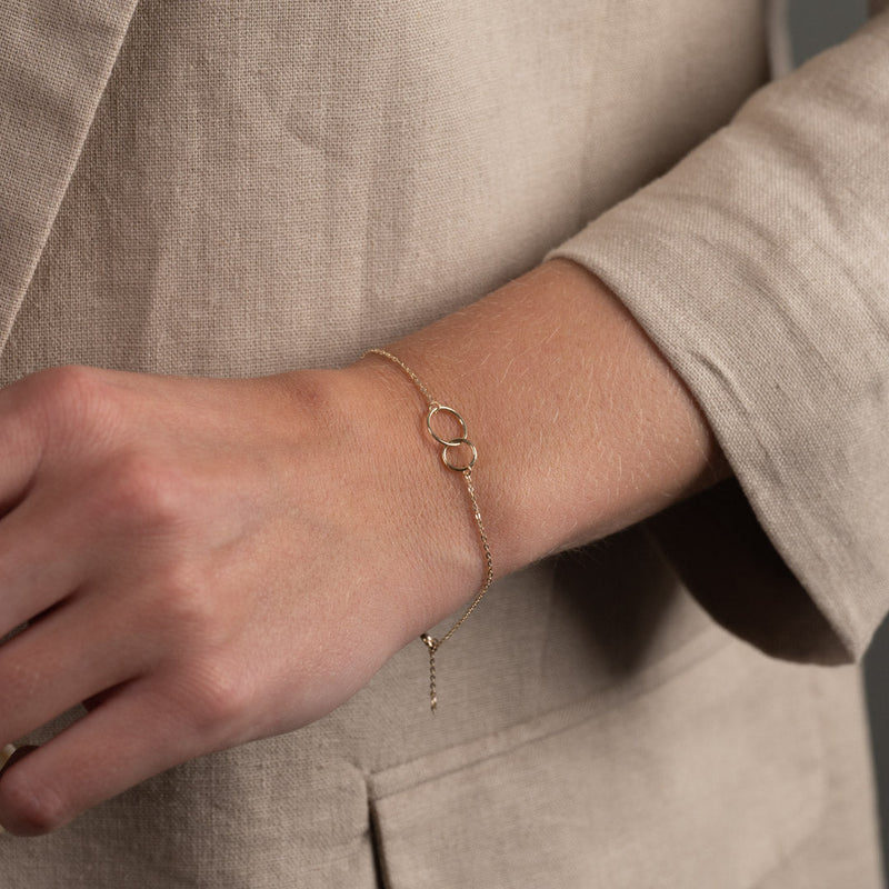 UNA SOLID GOLD BRACELET