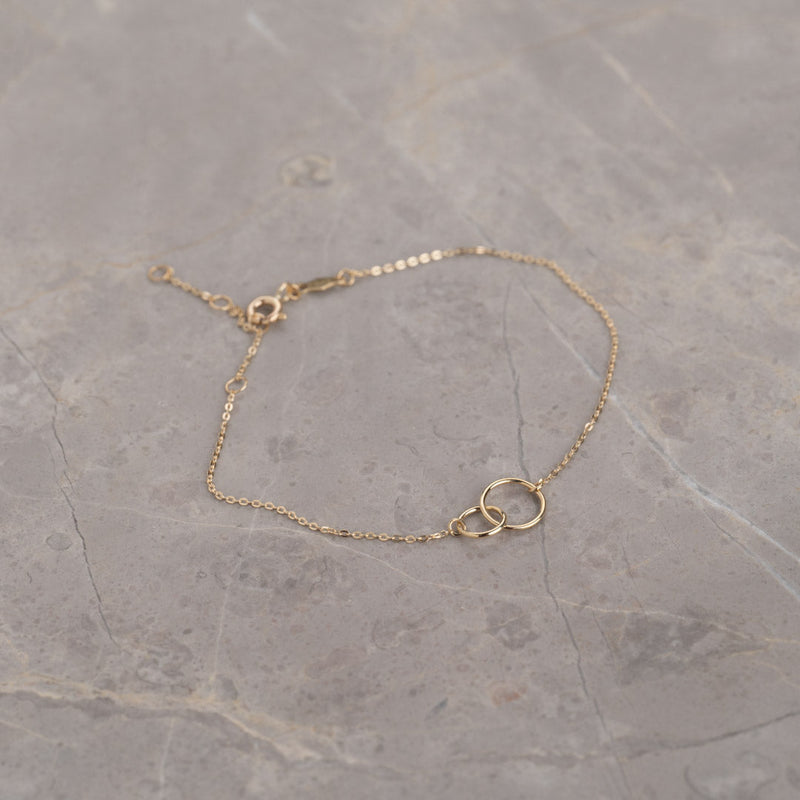 UNA SOLID GOLD BRACELET